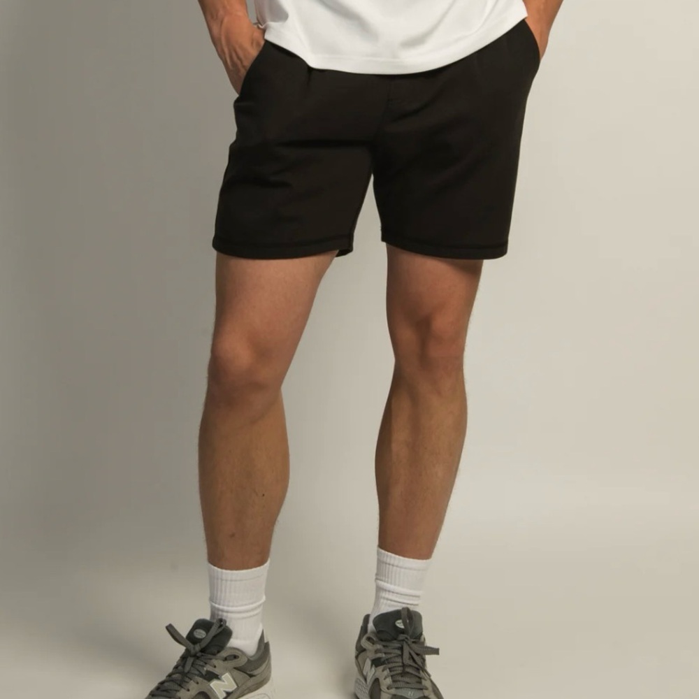 Kolby Black Athletic Shorts